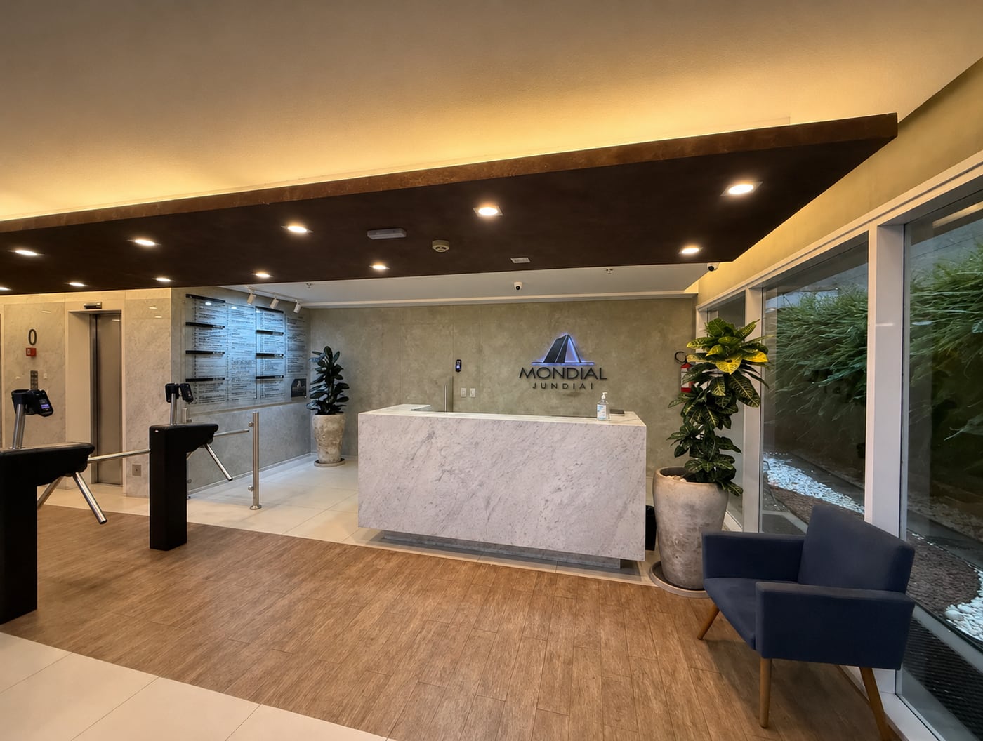 Recepção do Edifício Mondial Office